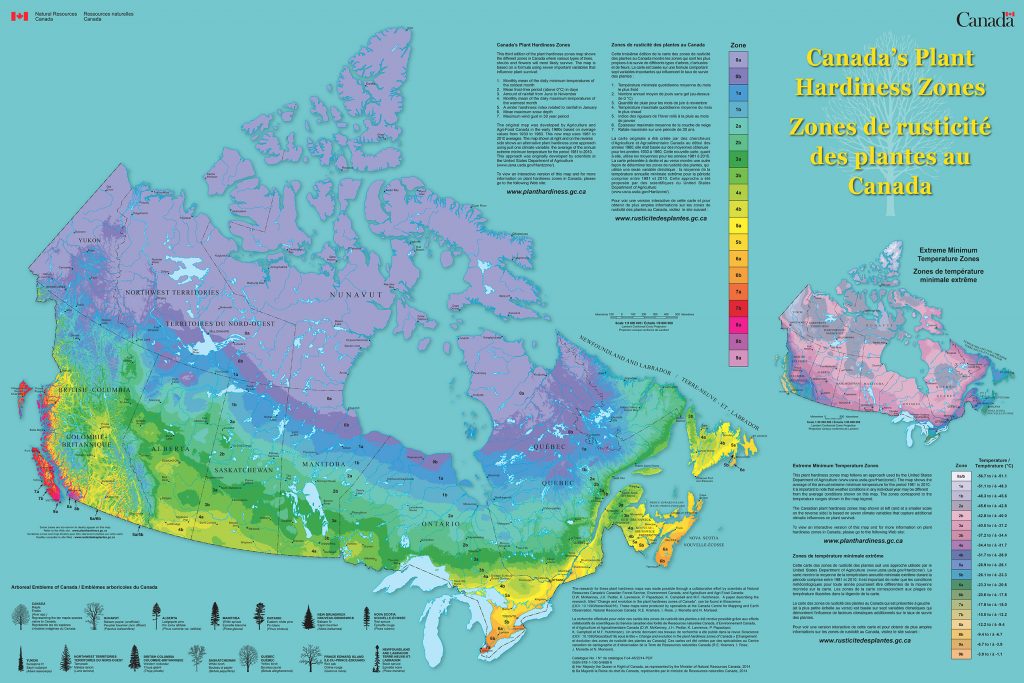 Canadian Plant Hardiness Zones